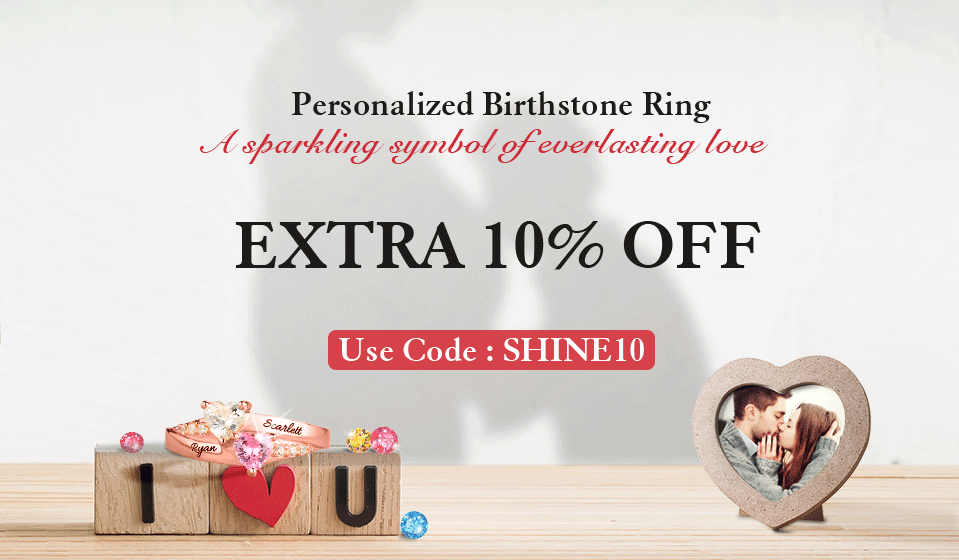 Personalized Birthstone Rings Gemadam